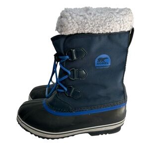 Sorel Women’s Blue & Black Winter Snow Ski Boots With Removable Liners- Size 6